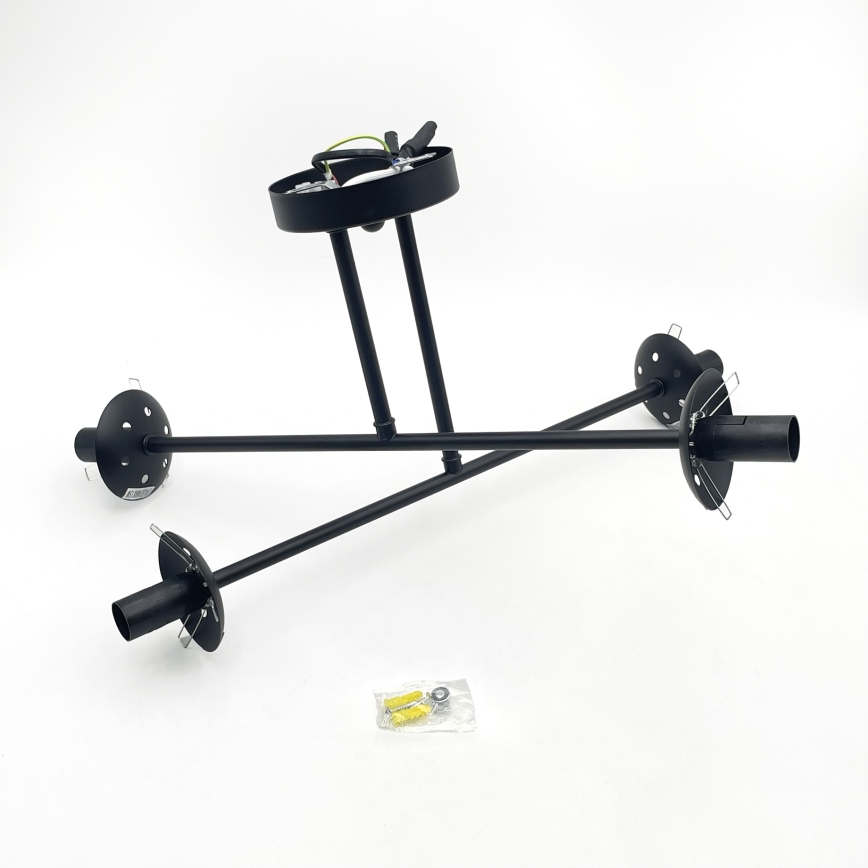 Brilagi - Nadometni lestenec MALIVA 4xE14/15W/230V črna/bela