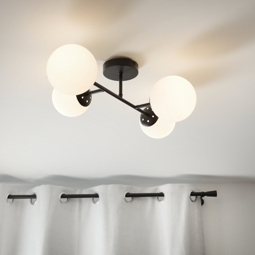 Brilagi - Nadometni lestenec MALONY 4xE14/20W/230V črna