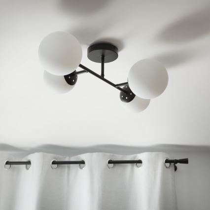 Brilagi - Nadometni lestenec MALONY 4xE14/20W/230V črna