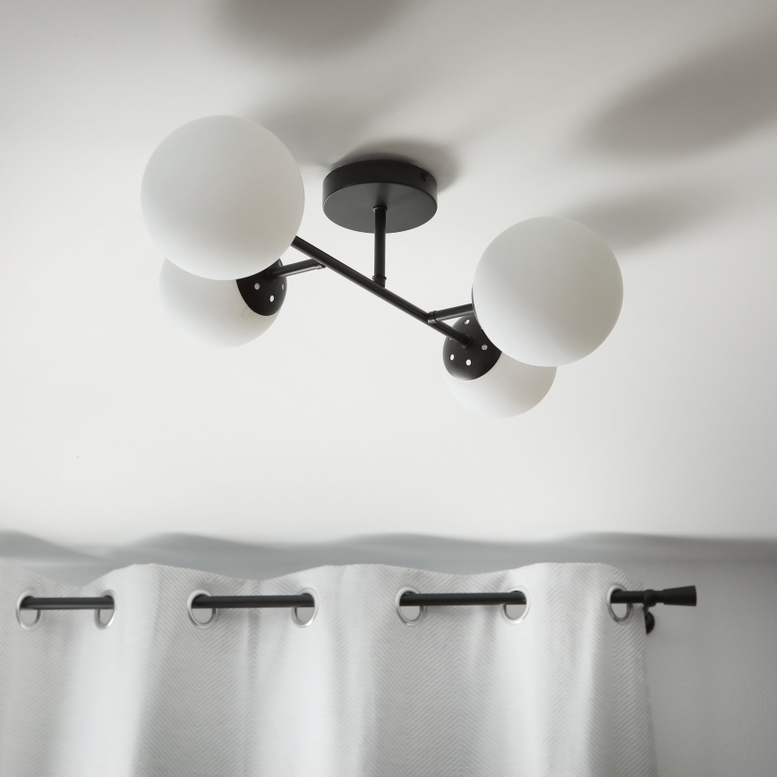 Brilagi - Nadometni lestenec MALONY 4xE14/20W/230V črna