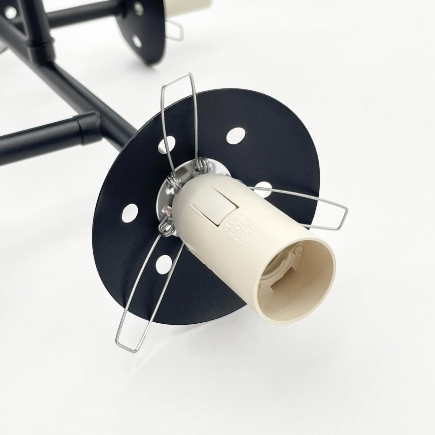 Brilagi - Nadometni lestenec MALONY 4xE14/20W/230V črna