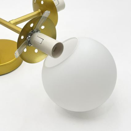 Brilagi - Nadometni lestenec MALONY 4xE14/20W/230V zlati