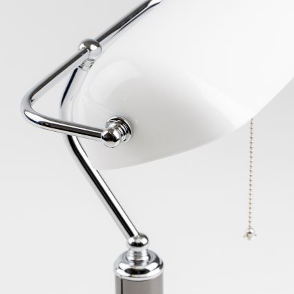 Brilagi - Namizna svetilka BANK OFFICE 1xE27/60W/230V črna/srebrna/bela