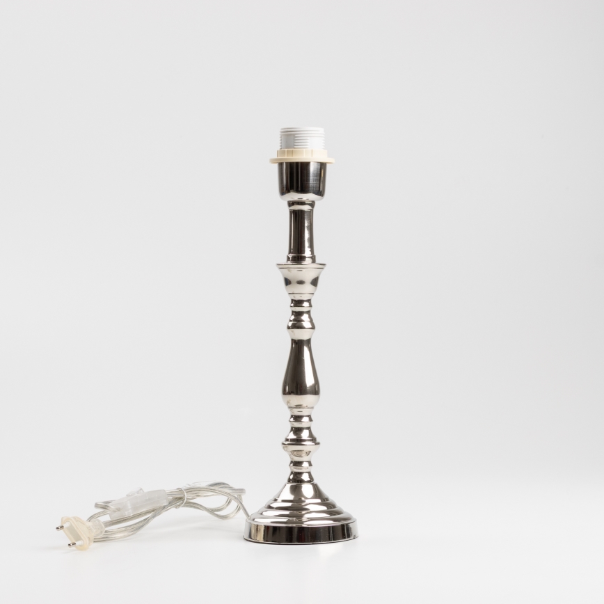 Brilagi - Namizna svetilka CERIA 1xE27/60W/230V, premer 25 cm, sijajni krom/bela