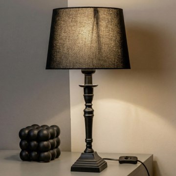 Brilagi - Namizna svetilka CERIA 1xE27/60W/230V premer 30 cm rjava/črna