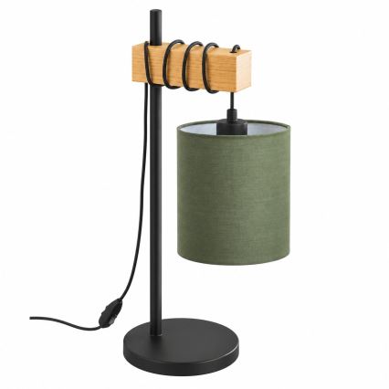 BRILAGI - Namizna svetilka NUBILA 1xE27/40W/230V rjava/črna/zelena