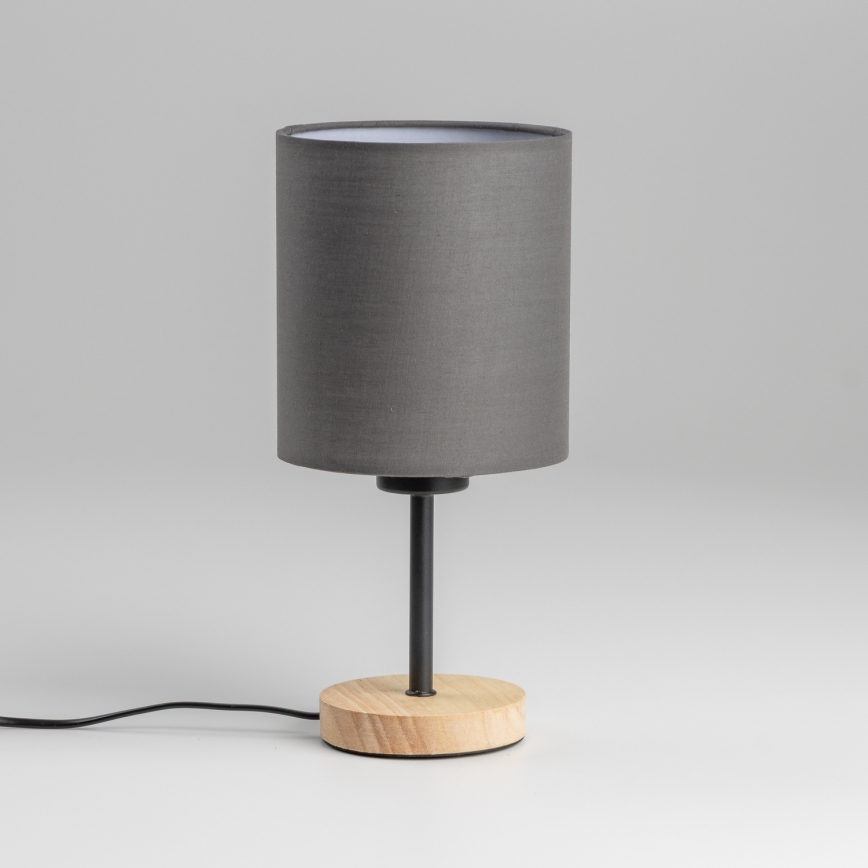 Brilagi - Namizna svetilka NUBILA WOOD 1xE27/25W/230V hrast/antracit