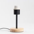 BRILAGI - Namizna svetilka NUBILA WOOD 1xE27/25W/230V hrast/črna
