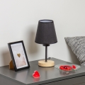 Brilagi - Namizna svetilka NUBILA WOOD 1xE27/25W/230V hrast/črna