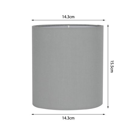 Brilagi - Namizna svetilka NUBILA WOOD 1xE27/25W/230V hrast/črna/svetlo siva