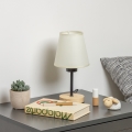 Brilagi - Namizna svetilka NUBILA WOOD 1xE27/25W/230V hrast/krem barva