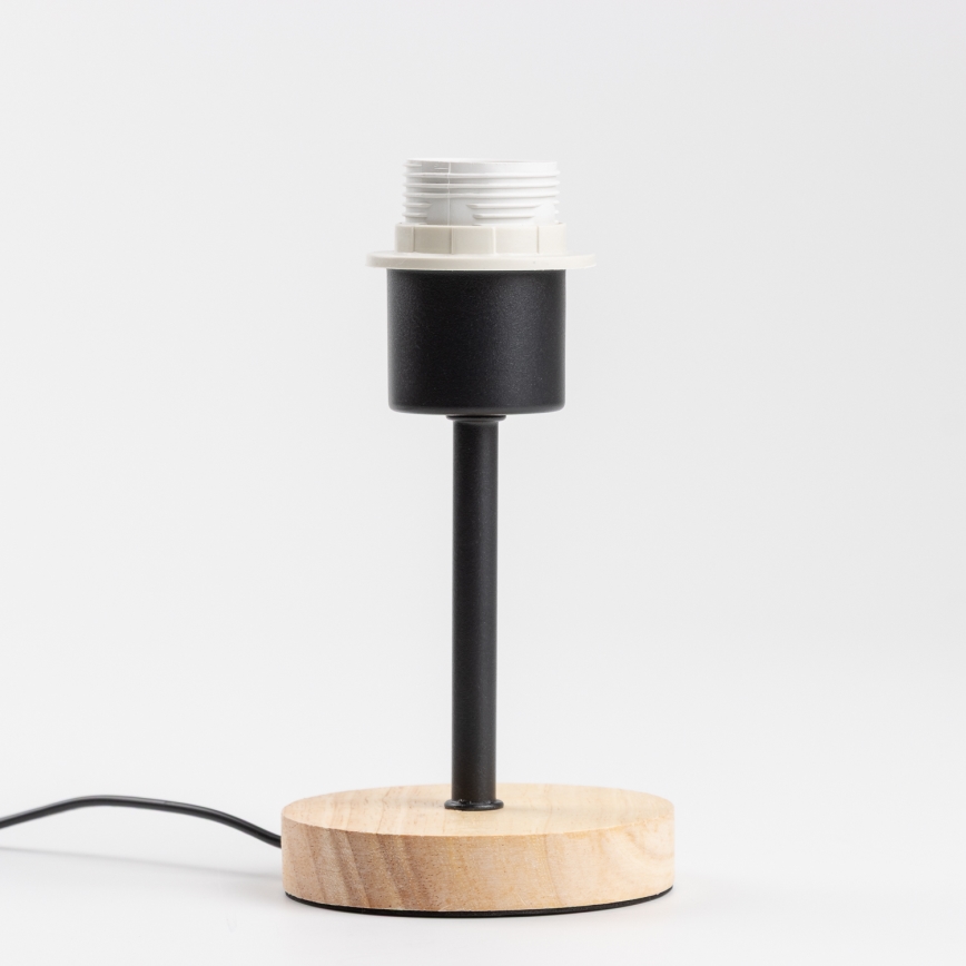 Brilagi - Namizna svetilka NUBILA WOOD 1xE27/25W/230V hrast/krem barva