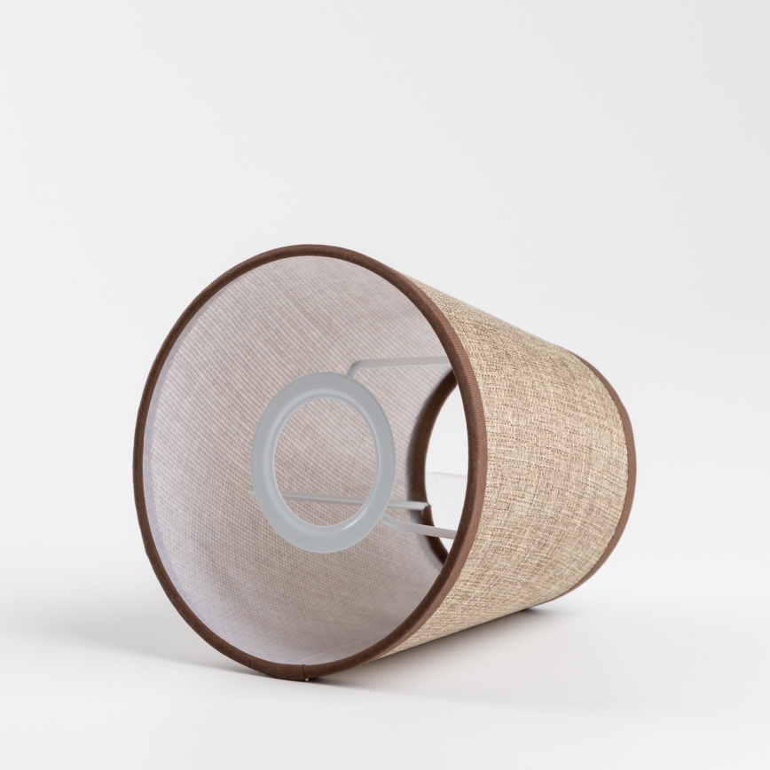 Brilagi - Namizna svetilka NUBILA WOOD 1xE27/25W/230V hrast/rjava