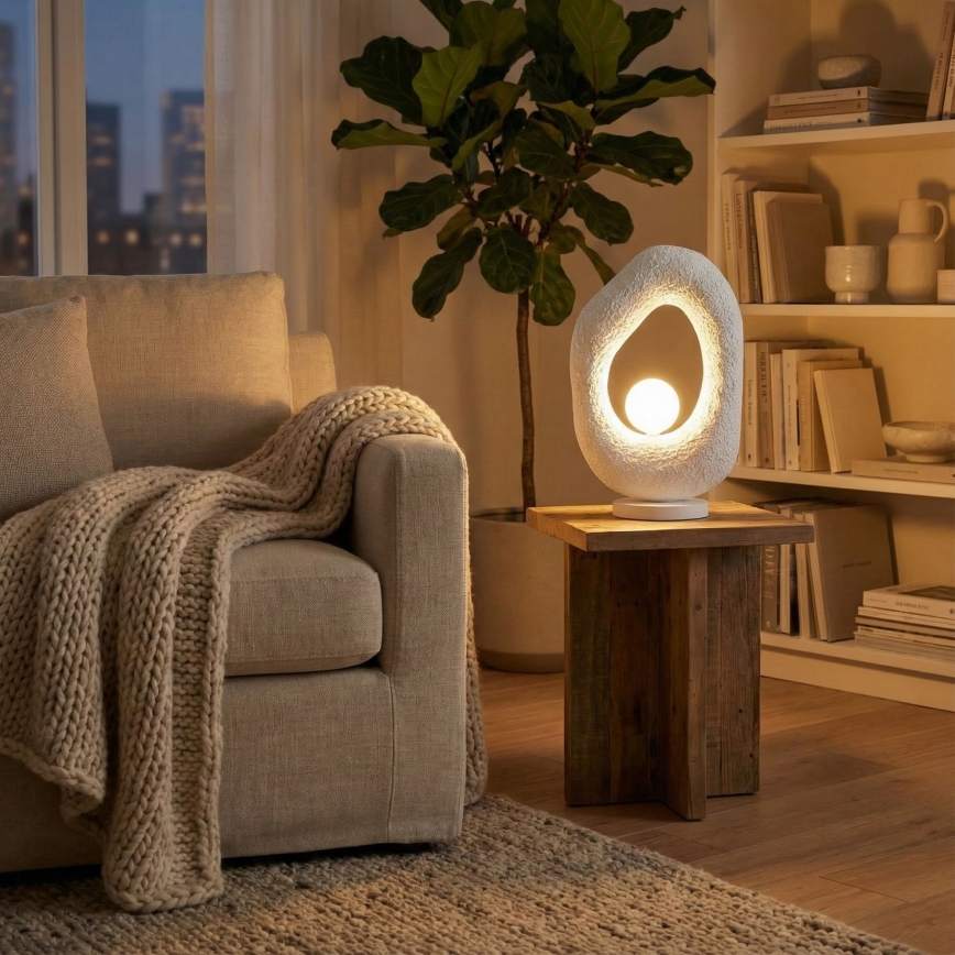 Brilagi - Namizna svetilka WABI SABI 1xG9/8W/230V bela