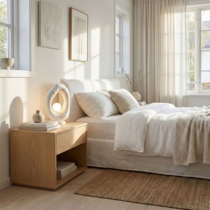 Brilagi - Namizna svetilka WABI SABI 1xG9/8W/230V bela