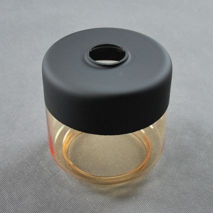 BRILAGI - Namizna svetilka WOOD GLASS 1xE27/40W/230V rjava/črna/bež z dimnim odtenkom