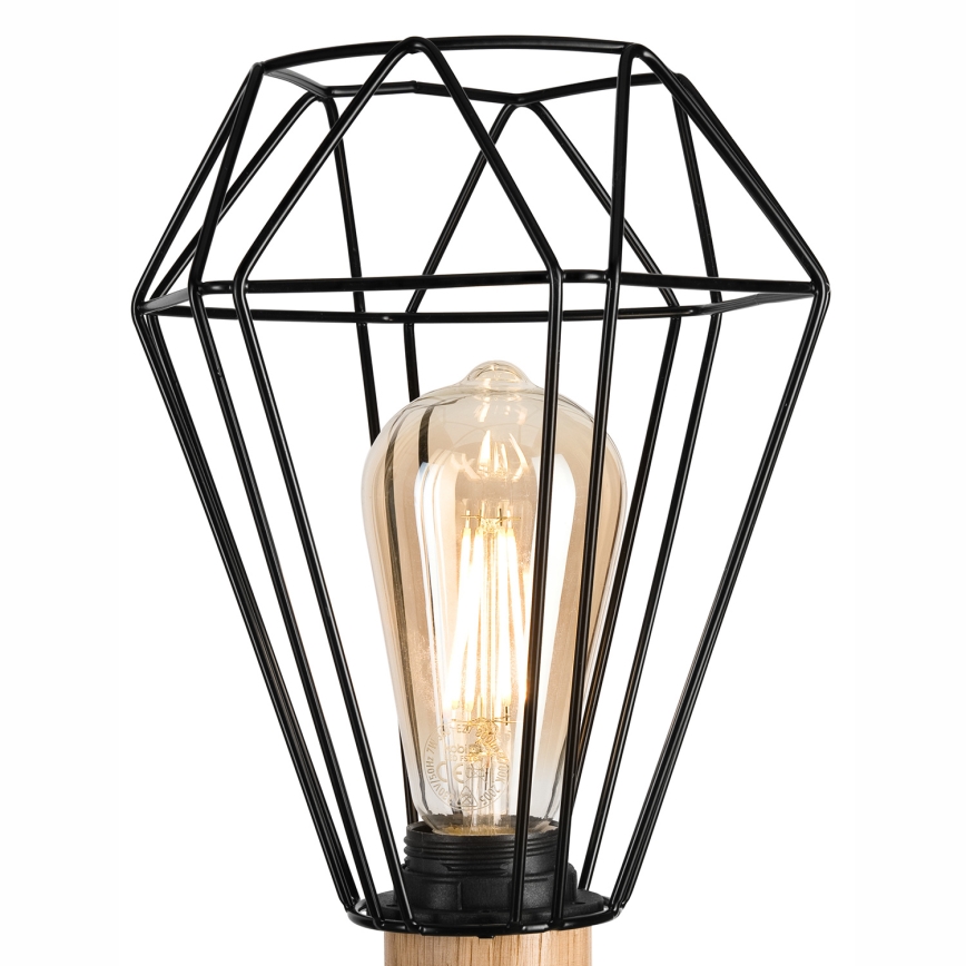 Brilagi - Namizna svetilka WOODY BASKET 1xE27/60W/230V hrast