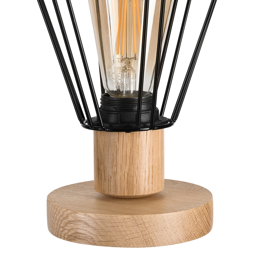 Brilagi - Namizna svetilka WOODY BASKET 1xE27/60W/230V hrast