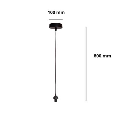 BRILAGI - Napajalni kabel PARTY 1xE14/60W/230V črn