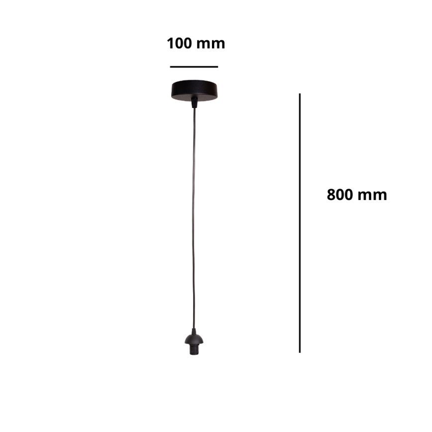 BRILAGI - Napajalni kabel PARTY 1xE14/60W/230V črn