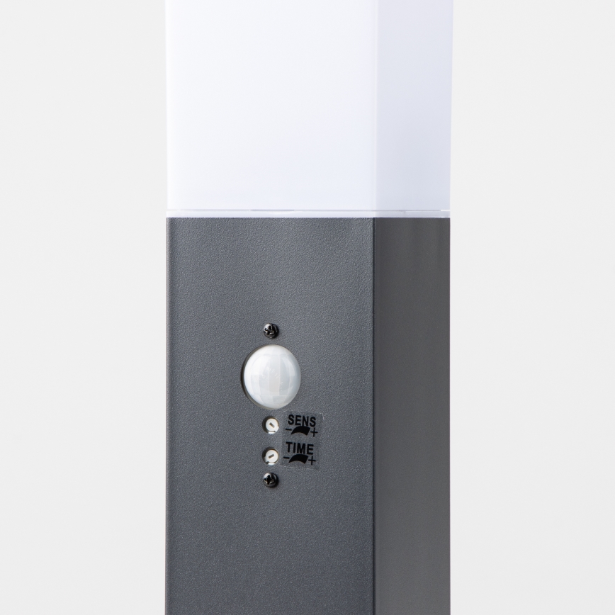 Brilagi - NOVA zunanja svetilka s senzorjem, 1xE27/15W/230V, 40 cm, IP44, antracit