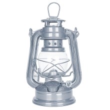 Brilagi - Oljna svetilka LANTERN 19 cm srebrna