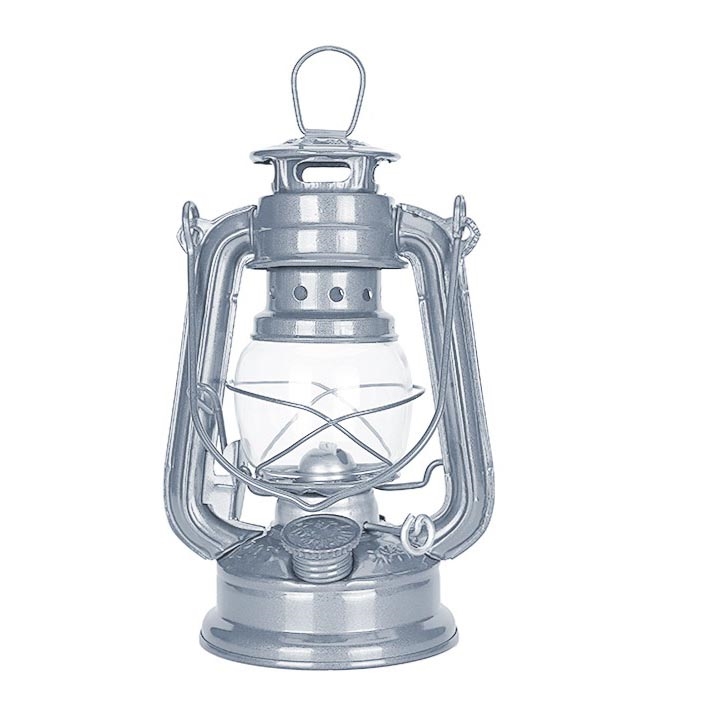Brilagi - Oljna svetilka LANTERN 19 cm srebrna