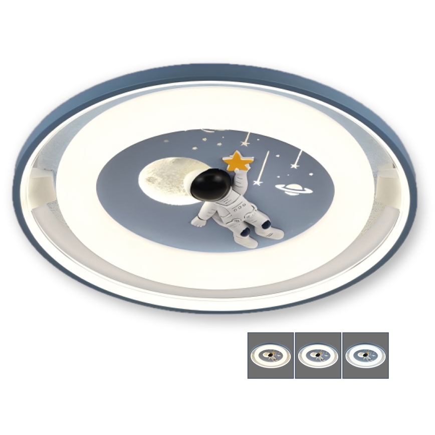 BRILAGI - LED zatemnljivo otroško stropno svetilo ASTRO LED/55W/230V 3000-6000K premer 50 cm + daljinski upravljalnik
