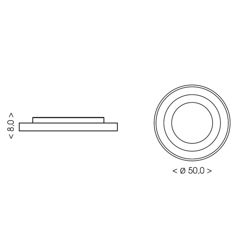 BRILAGI - LED zatemnljivo otroško stropno svetilo ASTRO LED/55W/230V 3000-6000K premer 50 cm + daljinski upravljalnik