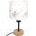 Brilagi - Otroška namizna lučka BOBO WOOD 1xE27/25W/230V hrast/črna/kremna/zajčki