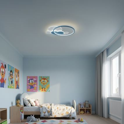Brilagi - Otroška stropna LED svetilka LOVE LED/48W/230V 3000/4500/6000K modra