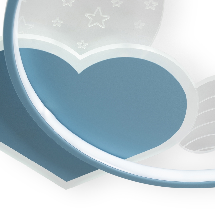 Brilagi - Otroška stropna LED svetilka LOVE LED/48W/230V 3000/4500/6000K modra