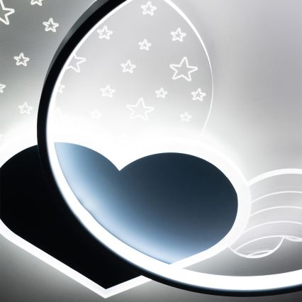 Brilagi - Otroška stropna LED svetilka LOVE LED/48W/230V 3000/4500/6000K modra