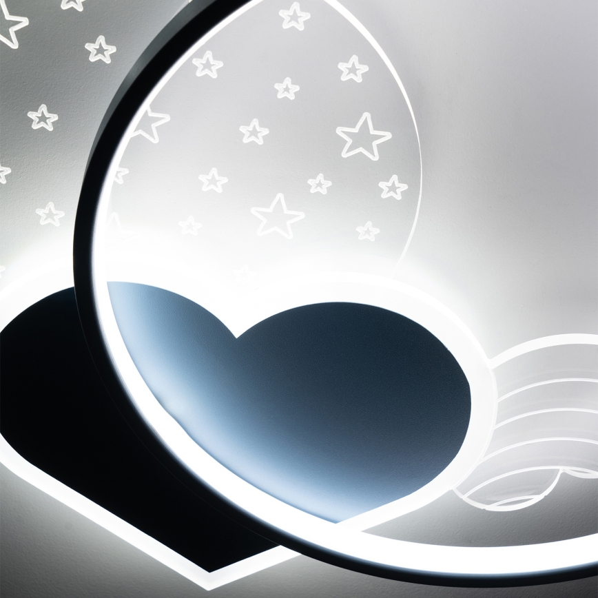 Brilagi - Otroška stropna LED svetilka LOVE LED/48W/230V 3000/4500/6000K modra