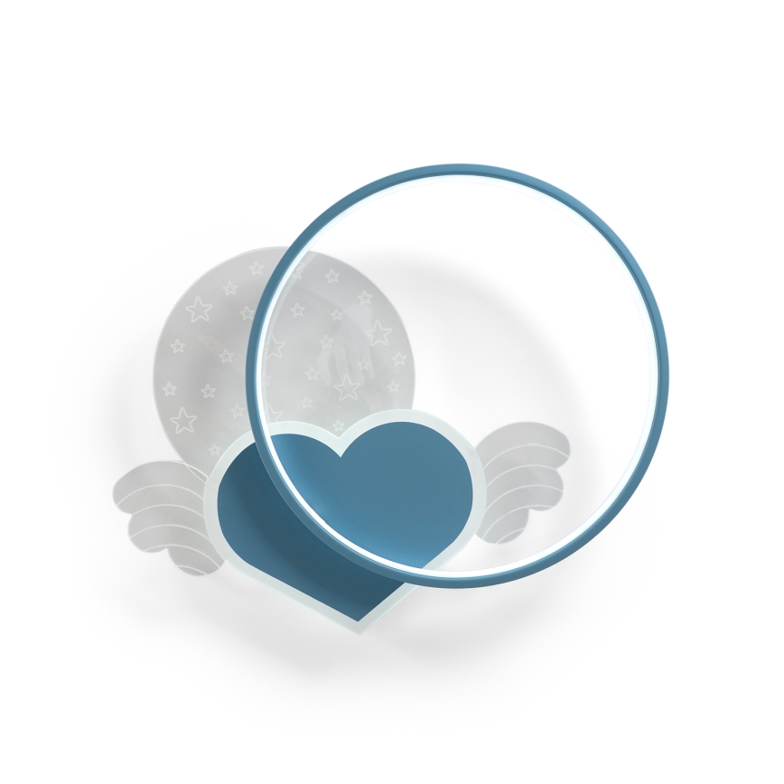 Brilagi - Otroška stropna LED svetilka LOVE LED/48W/230V 3000/4500/6000K modra