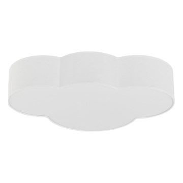 Brilagi - Otroška stropna svetilka NIMBUS 4xE27/15W/230V 46x63 cm bela