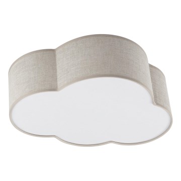 Brilagi - Otroška stropna svetilka NIMBUS LINEN 2xE27/15W/230V bež