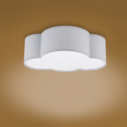 Brilagi - Otroška stropna svetilka NIMBUS MINI 2xE27/15W/230V siva