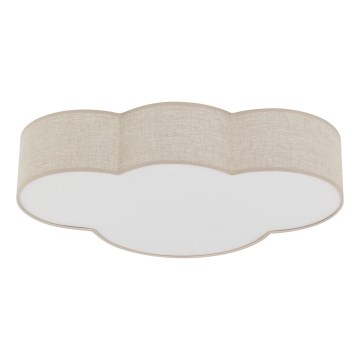 Brilagi - Otroško stropno svetilo NIMBUS LINEN 4xE27/15W/230V bež