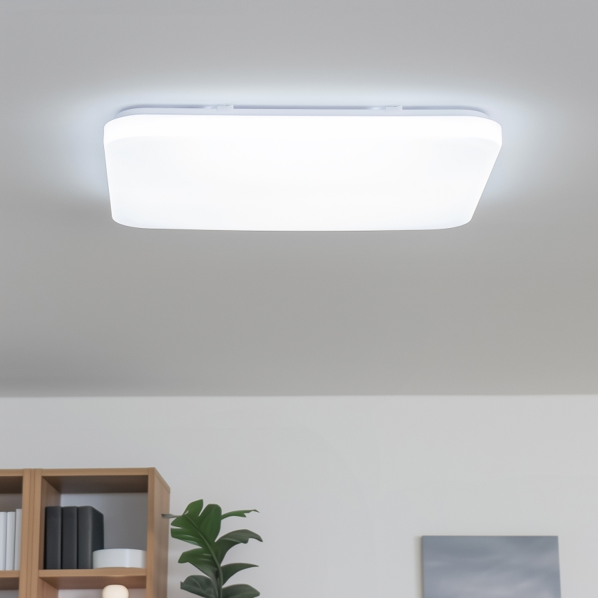 Brilagi - pametna zatemnjevalna stropna LED svetilka 36W/230V 53x53 cm 2700-6500K Wi-Fi Tuya + daljinski upravljalnik