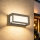 Brilagi - PARKER LED zunanja stenska svetilka/12W/230V 3000/4500/6000K siva IP44