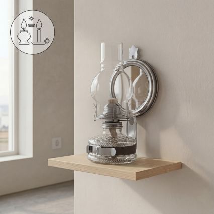 Brilagi - Petrolejska lampa MERLIN črni krom