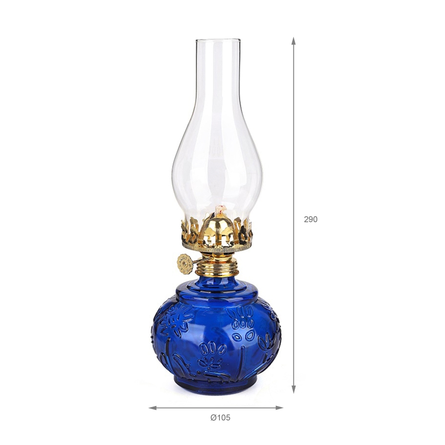Brilagi - Petrolejska lampa MERLIN modra