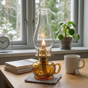 Brilagi - Petrolejska lampa MERLIN oranžna