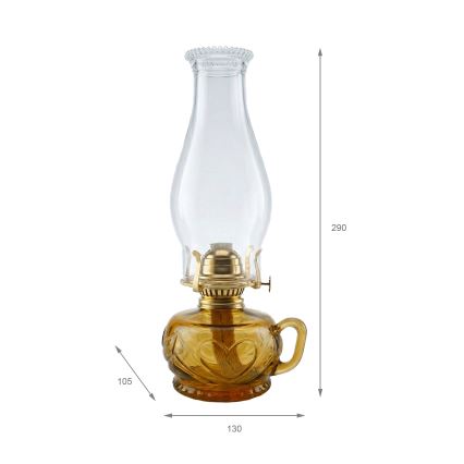 Brilagi - Petrolejska lampa MERLIN oranžna
