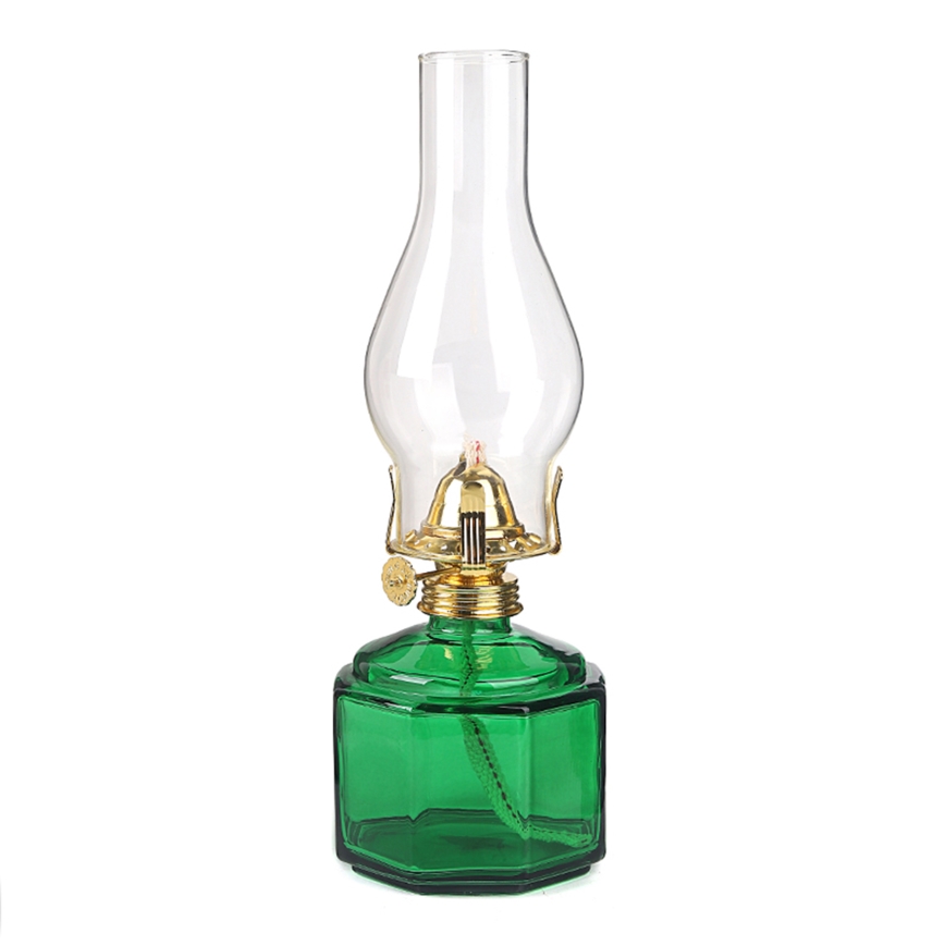 Brilagi - Petrolejska lampa MERLIN zelena