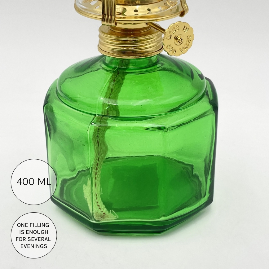 Brilagi - Petrolejska lampa MERLIN zelena