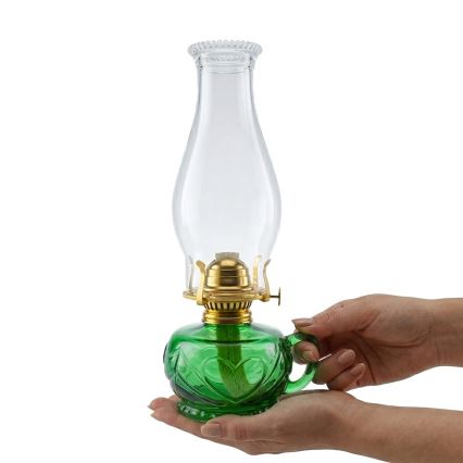 Brilagi - Petrolejska lampa MERLIN zelena