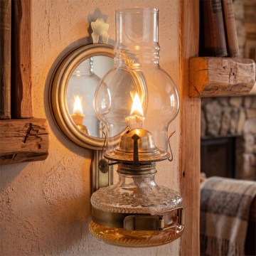 Brilagi - Petrolejska lampa MERLIN zlata/patina
