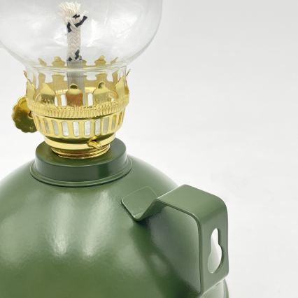Brilagi - Petrolejska svetilka MERLIN zelena